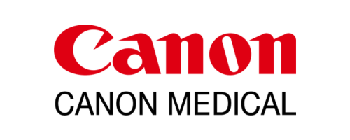 Canon Medical Logo. A featured solution provider on Radiology News.