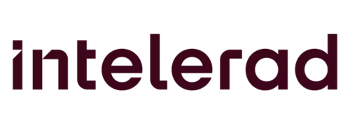 Intelerad Logo. Featured solution provider on Radiology News.