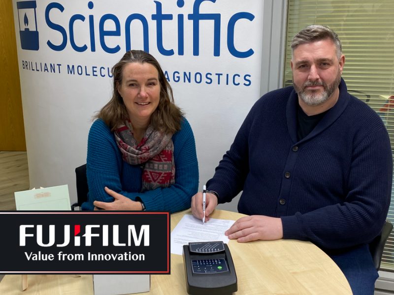 FUJIFILM Healthcare UK and Llusern Scientific sign MoU to transform point of care testing across the UK.